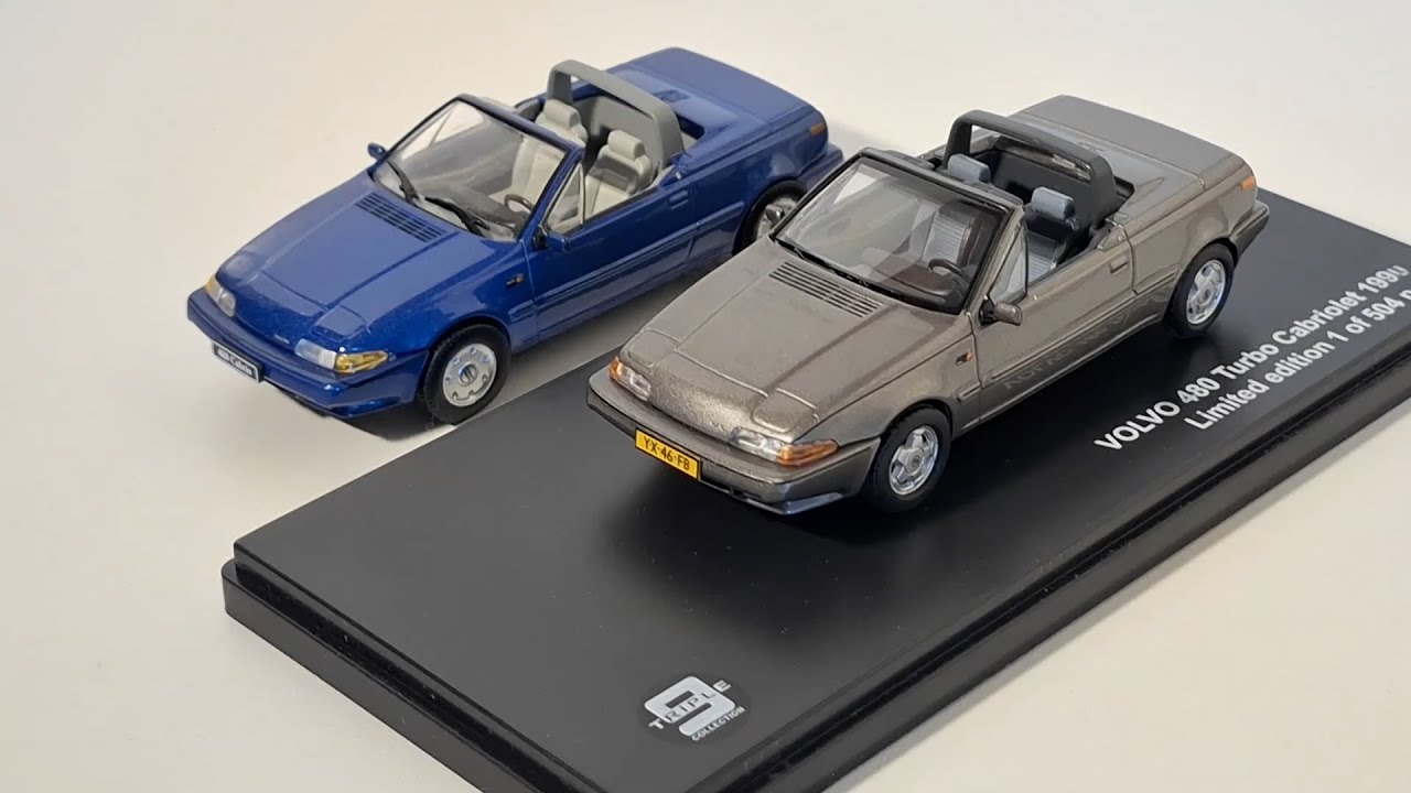 Volvo 480 turbo cabriolet Triple9 1/43
