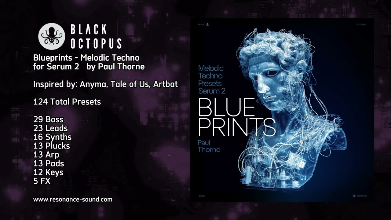 Black Octopus Sound - Blueprints Melodic Techno for Serum 2