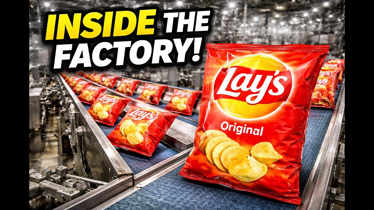 Inside the Lay’s Factory – How Millions of Perfect Potato Chips Are Made Every Day