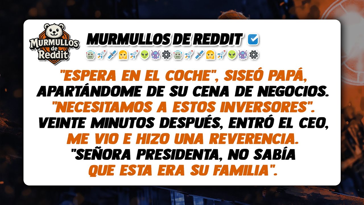 Me Echaron de la Cena Familiar Para Impresionar a Inversores — Luego, el CEO Me Llamó 