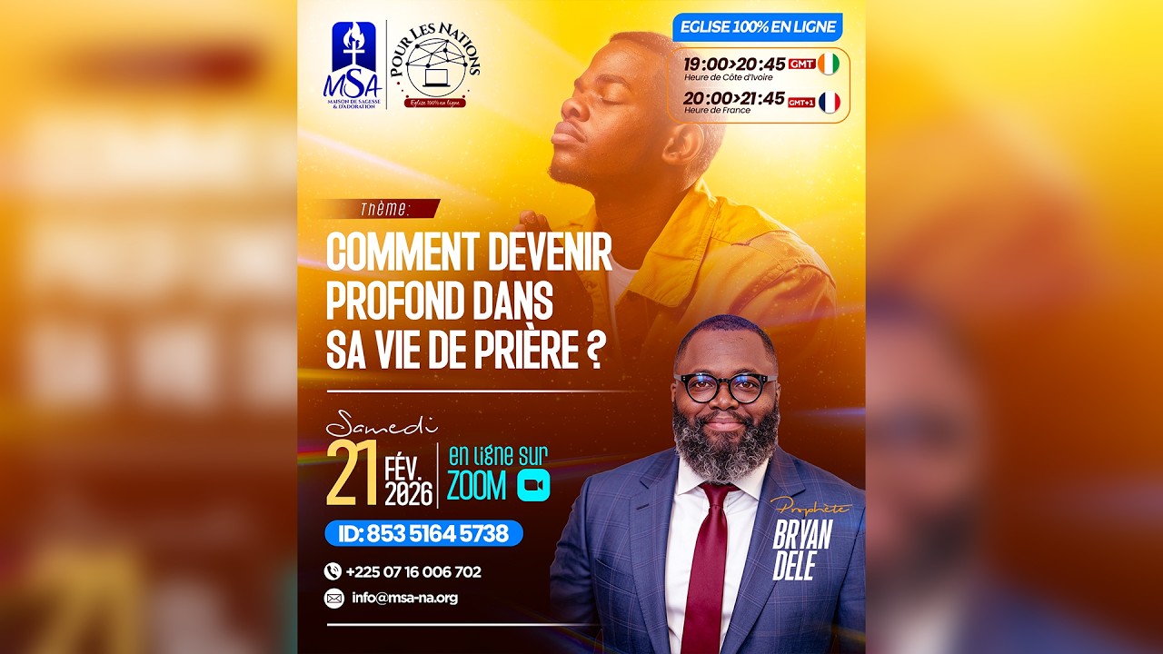 COMMENT DEVENIR PROFOND DANS SA VIE DE PRIÈRE - Pr BRAYAN D.