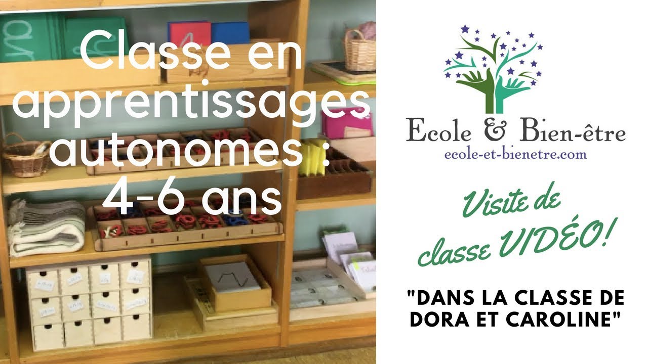 Comment aménager sa classe pour les 4-6 ans en apprentissages autonomes ?