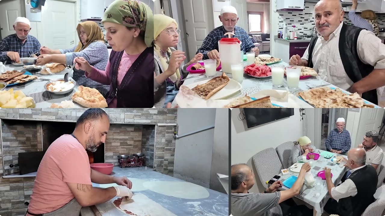 Etli ekmek kıymalı pide öğlen ve akşam yemeği 🥘