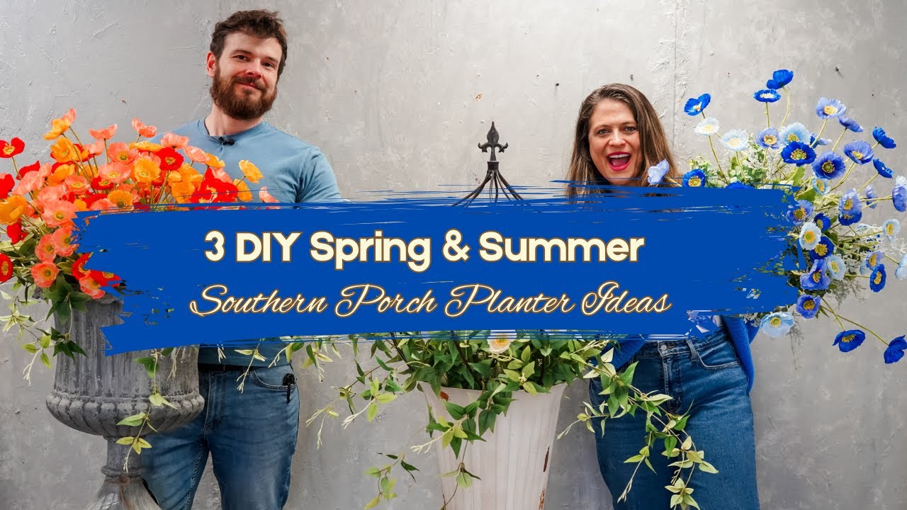Three Spring to Summer Southern Porch Planter Ideas You'll Never Have to Water for 2025