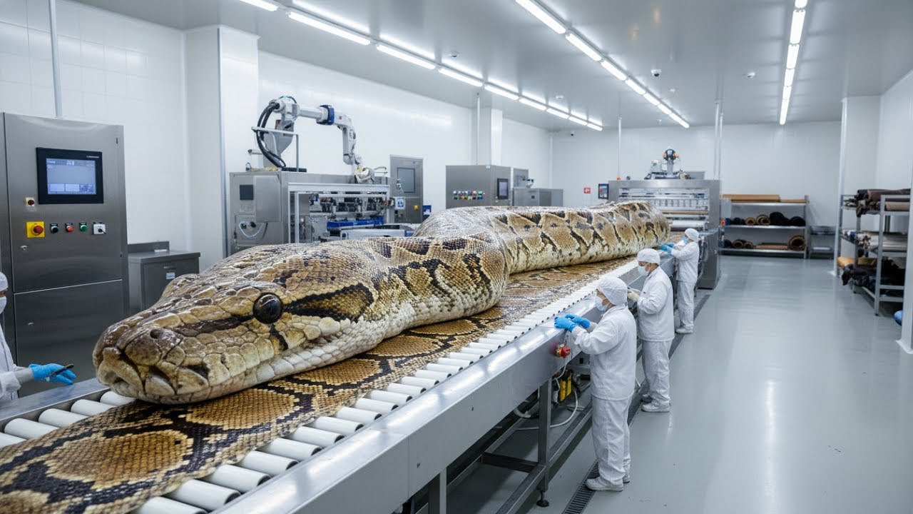Inside the Snake Leather Factory – How Exotic Skins Become High-End Fashion (Industry Secrets)