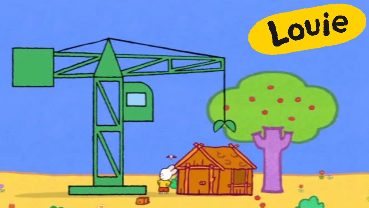 Kran - Louie, mal mir einen Kran | Lebendige bildungs malen für kinder