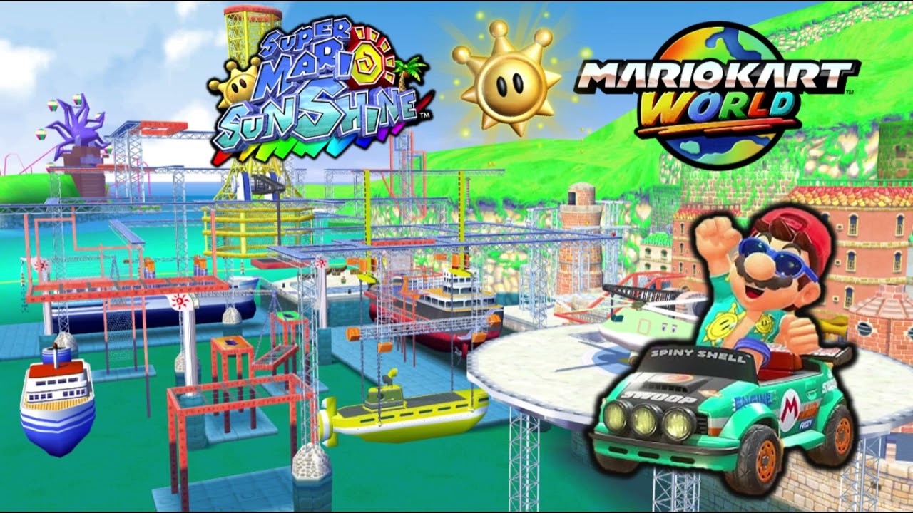 Ricco Harbor - Mario Kart World / Super Mario Sunshine (Mashup) 🦑