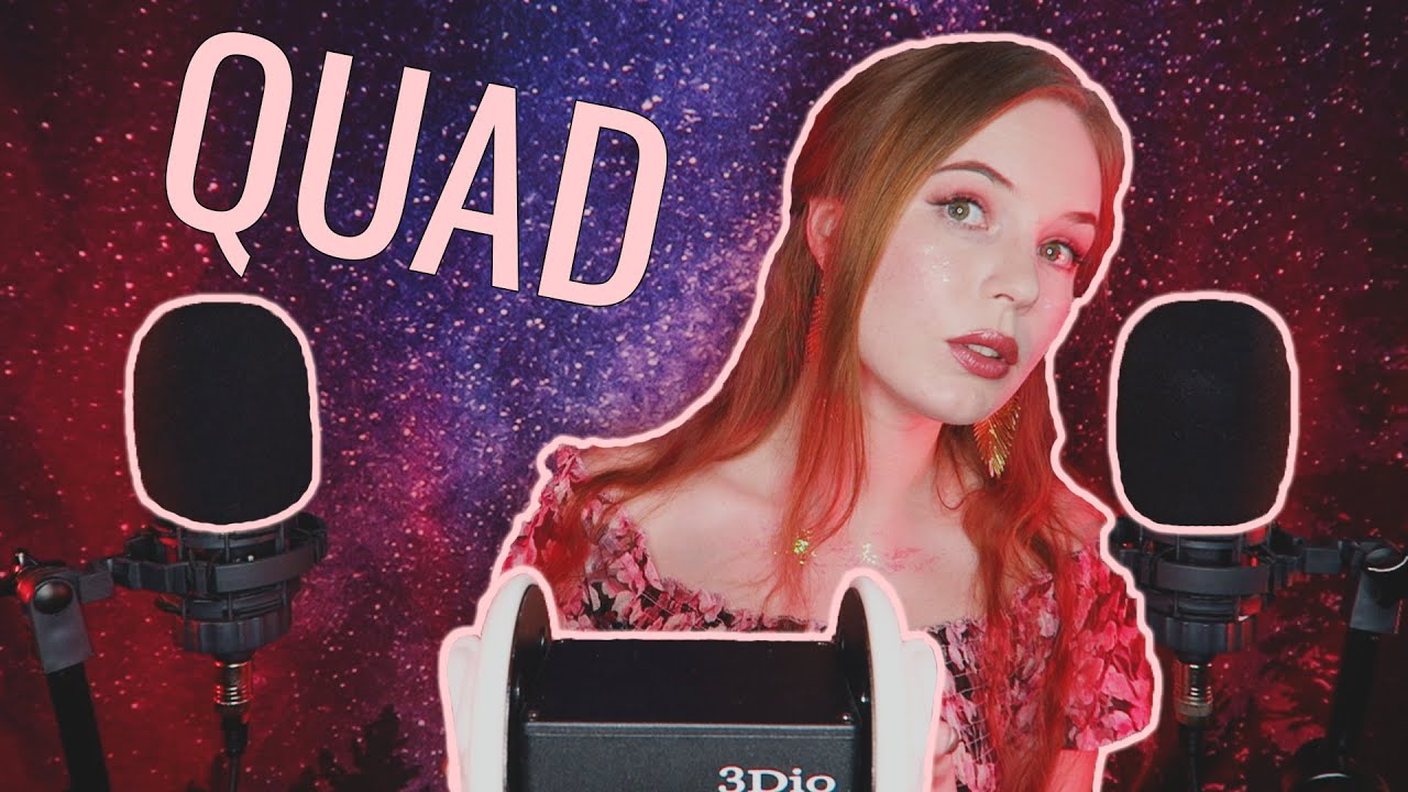 💥 4 Mics, 4x NO OIL or LOTION Ear Massage + Deep Whispering ASMR