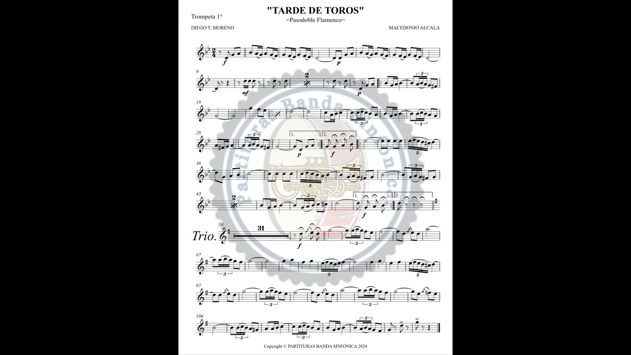 Tarde de Toros - Pasodoble por Macedonio Alcalá