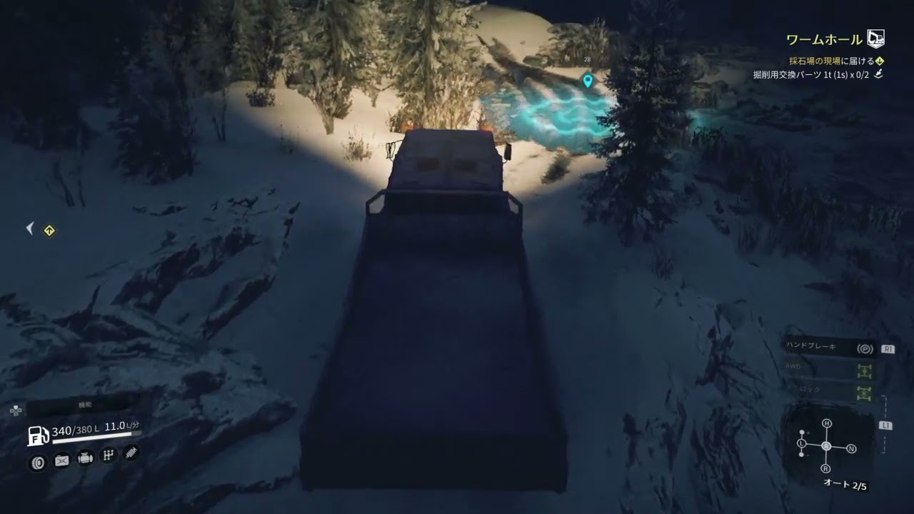 [スロ２ケベック]掘削用交換パーツを取りに　SnowRunner_20260227205658