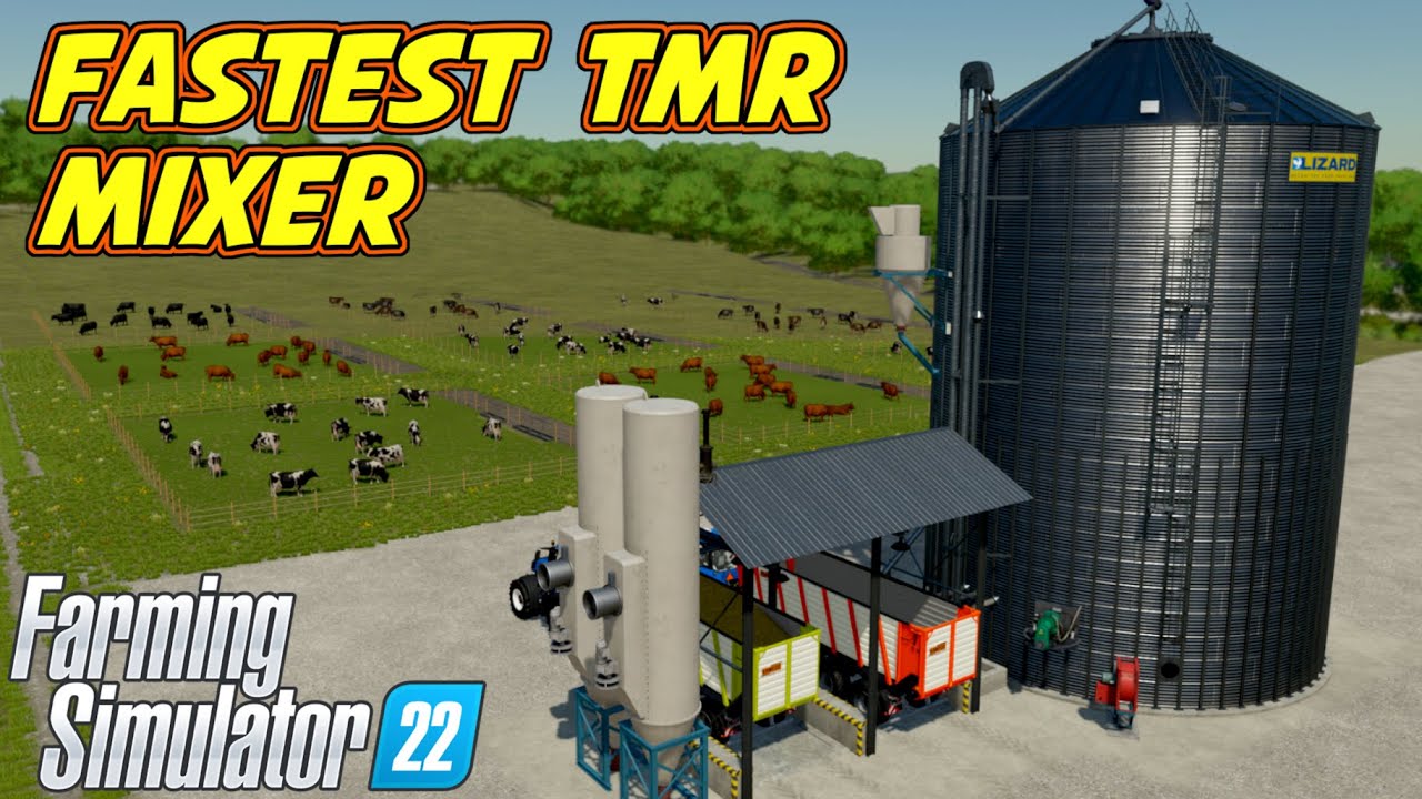 Самый быстрый миксер TMR | Farming Simulator 22