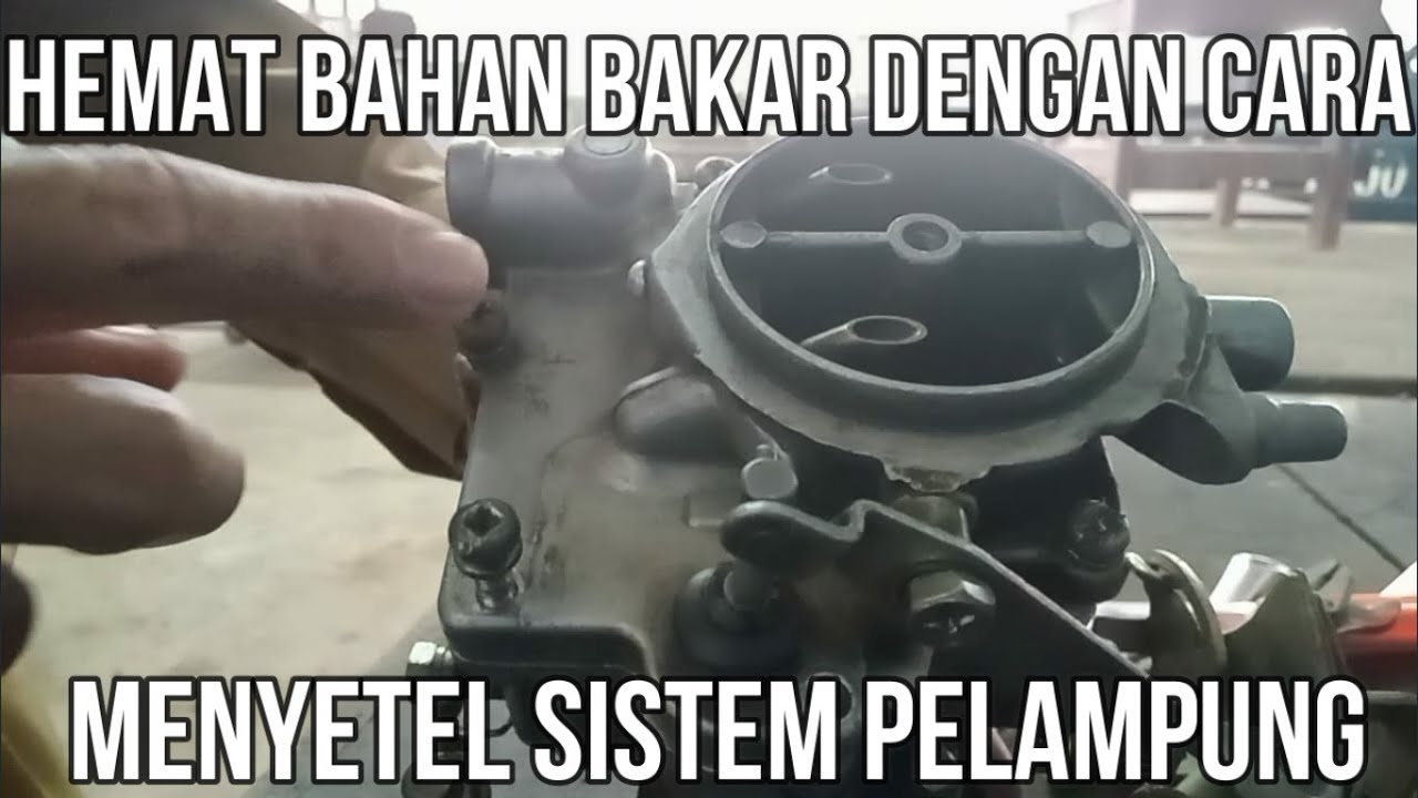 cara stel  pelampung karburator Kijang