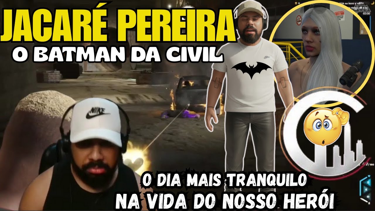 JACARÉ PEREIRA, (COMPILADO) UM DIA COMUM NA VIDA TRANQUILA DO NOSSO HERÓI.😂🤣😂🤣