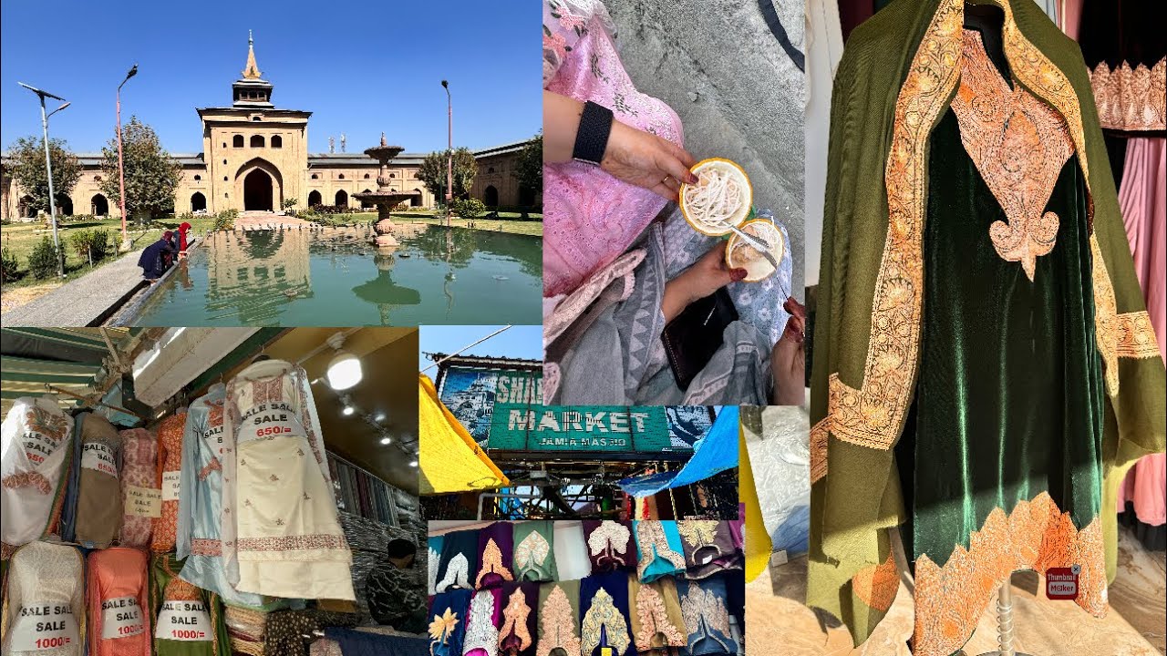 Jamia Masjid ||Market|| Srinagar Kashmir suits,bags,abayas much more in cheapest price 😍@aimee3268