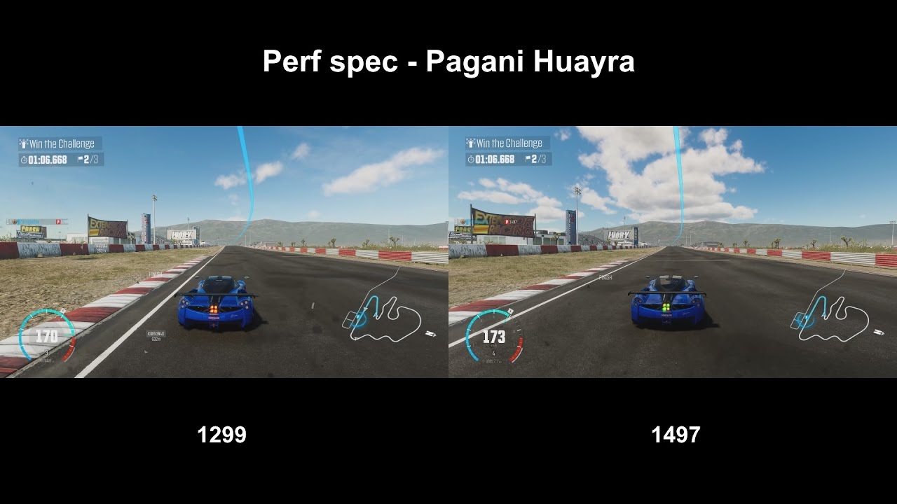 The Crew Calling All Units - Car Level 1299 vs 1497 in all main specs (direct comparison)