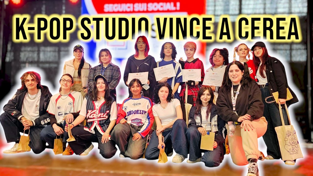 🇰🇷 K-POP STUDIO al 𝗰𝗼𝗻𝘁𝗲𝘀𝘁 𝗸-𝗽𝗼𝗽 del Cerea comics CONQUISTA IL PODIO  🏆