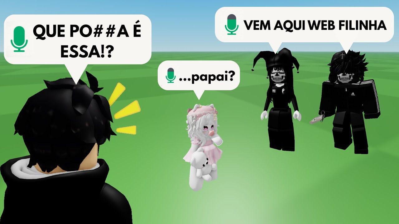 Esse WEBCASAL obrigou uma criança a ser WEBFILHA deles no Roblox...