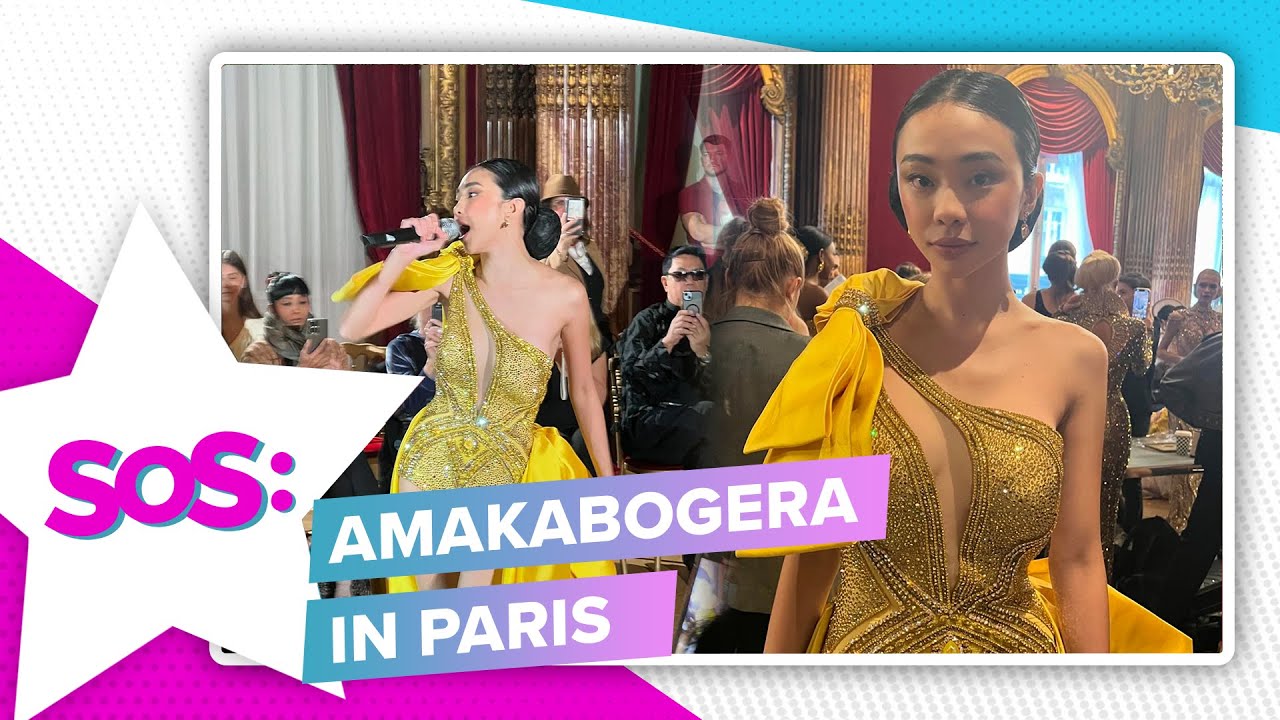 SOS: Maymay Entrata, kumanta at rumampa sa Paris Fashion Week