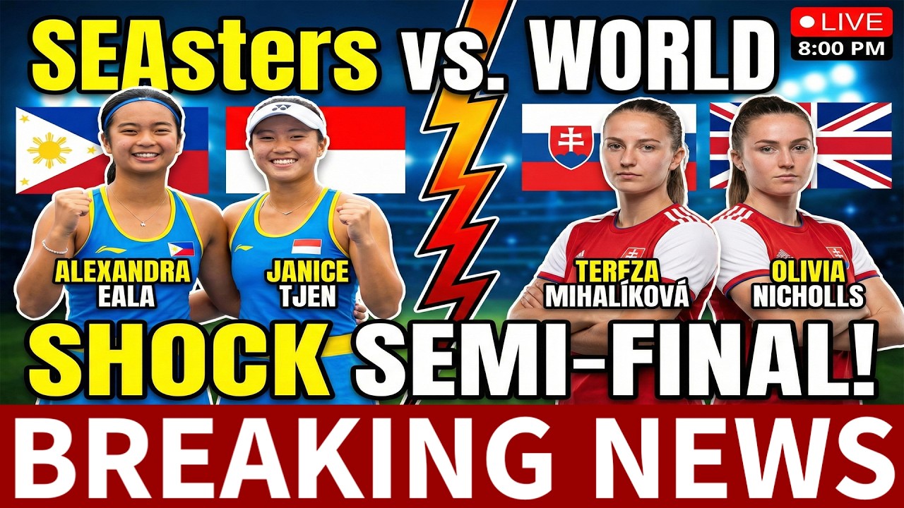 WHOLE WORLD SHOCKED! ALEXANDRA EALA & JANICE TJEN MAKE HISTORY SEMI FINAL vs #4 SEEDS!