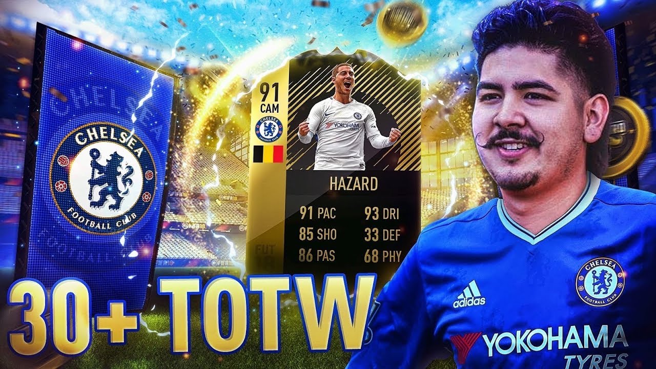 91 IF HAZARD В НАБОРЕ!! БОЛЕЕ 30 НАБОРОВ TOTW!! FIFA 18