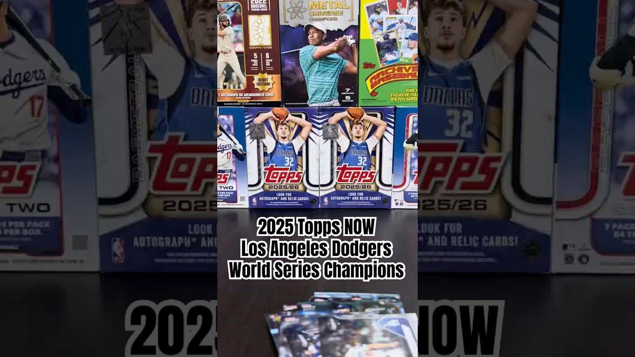 2025 World Series Champions • Los Angeles Dodgers • MLB Topps NOW