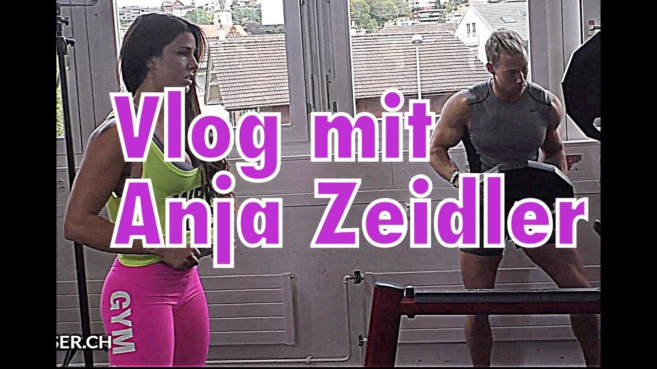 Vlog mit Anja Zeidler, Gym Session, Essen, Trailerdreh