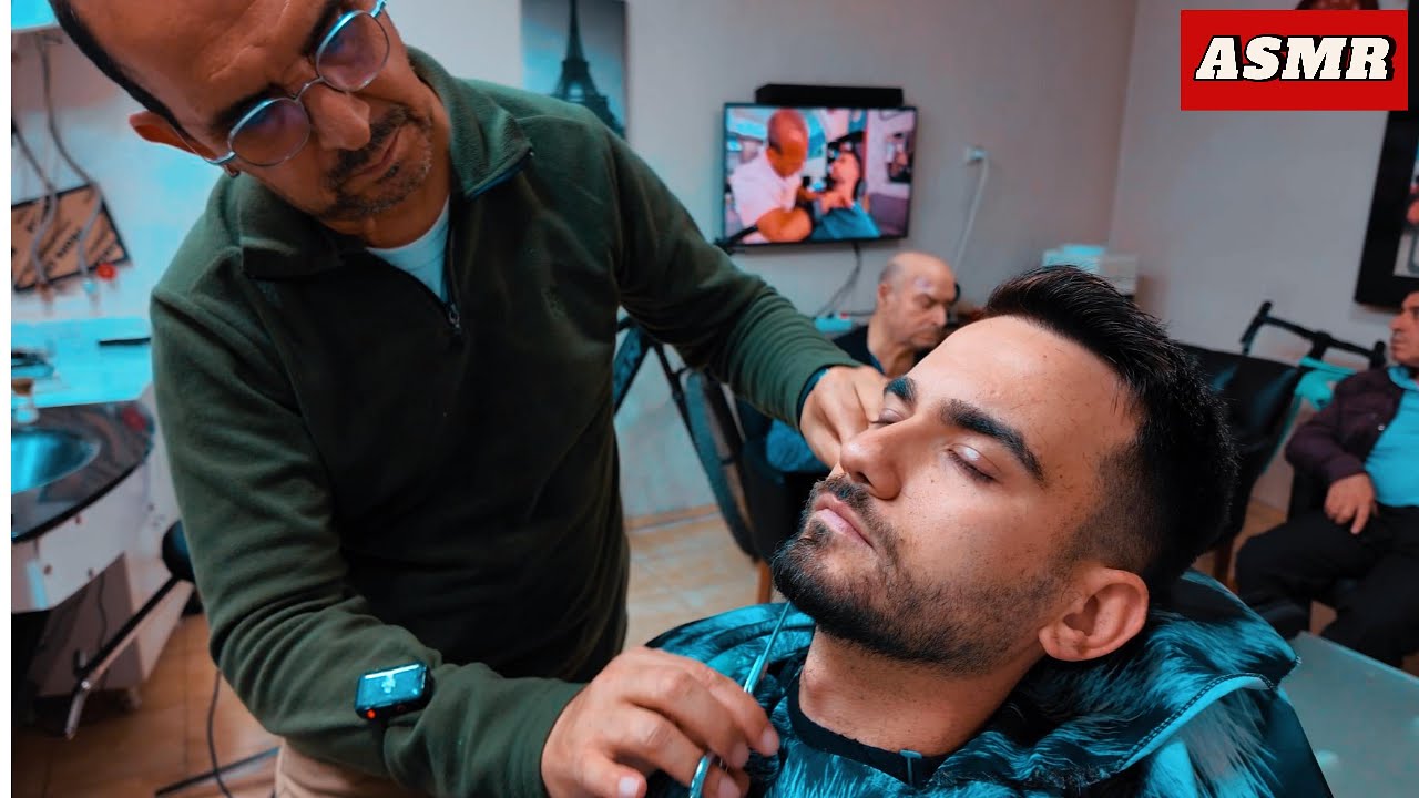 Old Generation Turkish Barber ASMR 💈 Haircut & Beard Trim