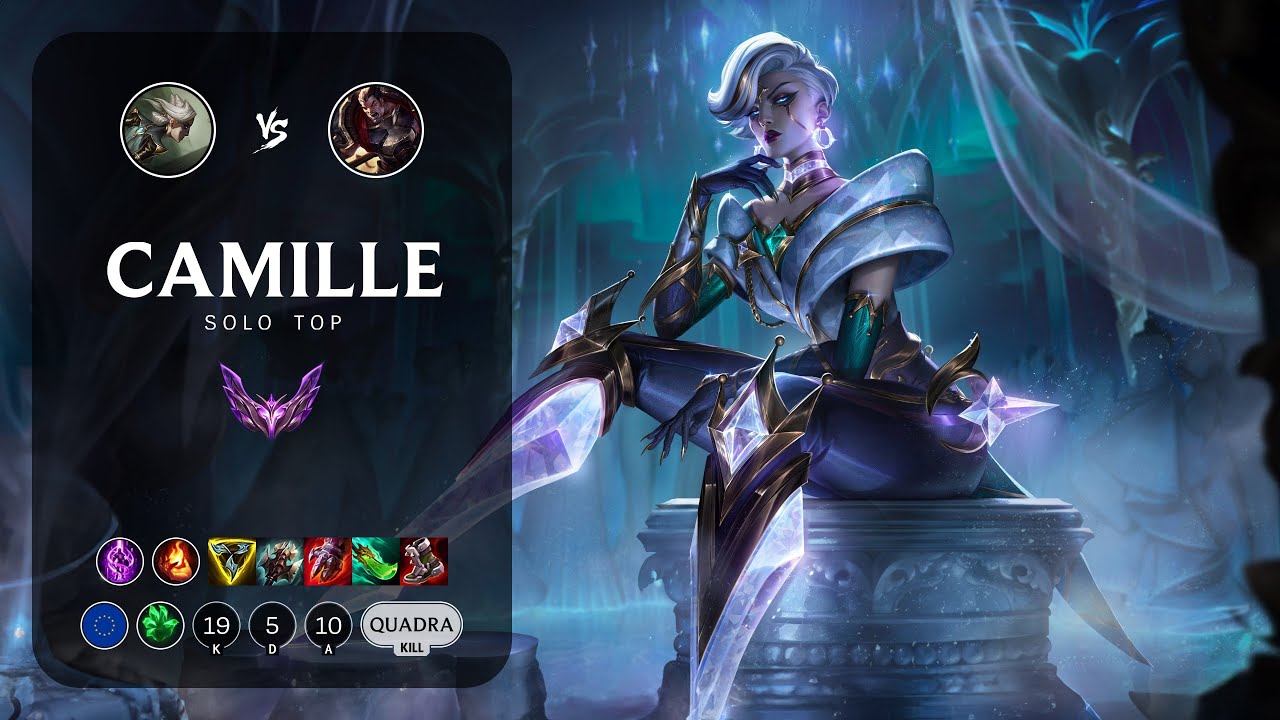 Camille Top vs Darius - EUW Master Patch 14.5