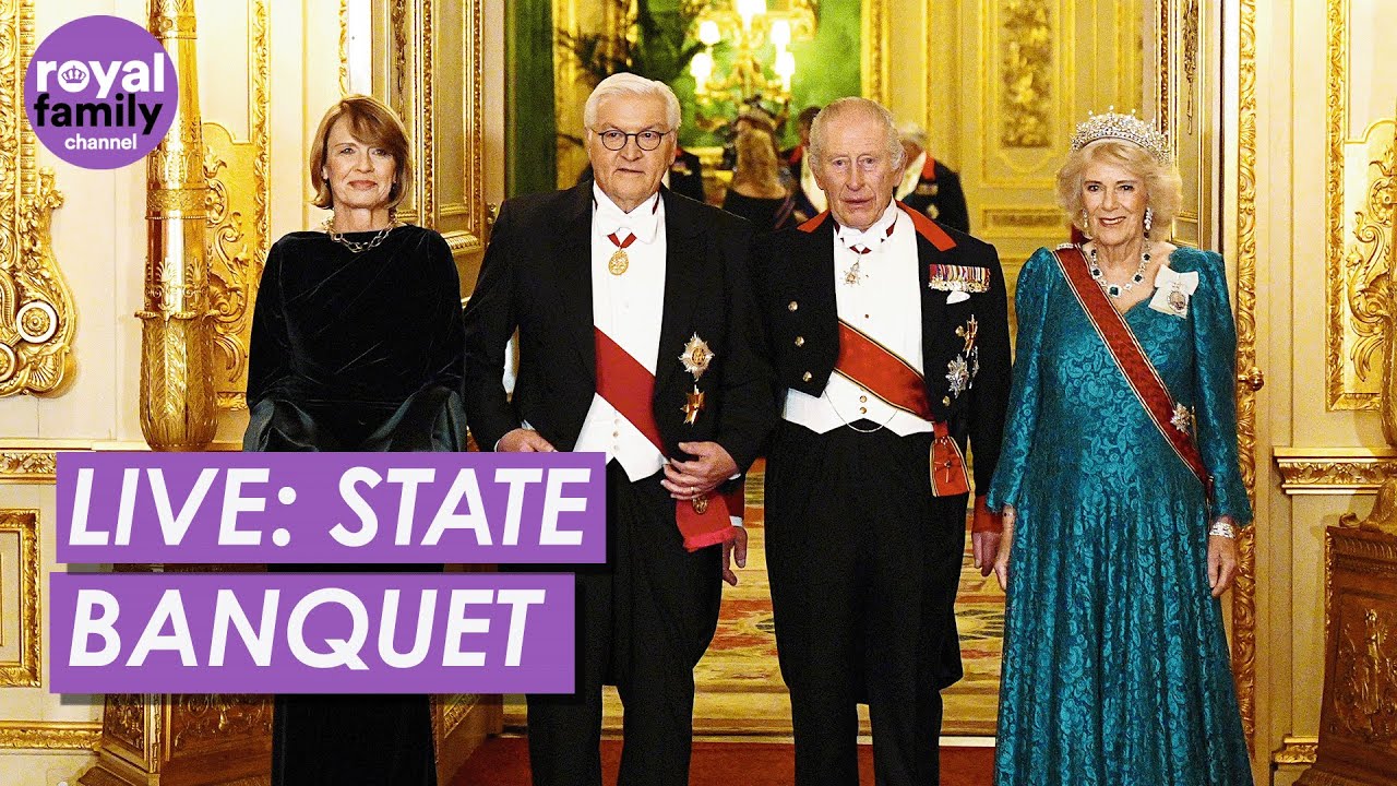 LIVE: King Charles Hosts State Banquet for German President