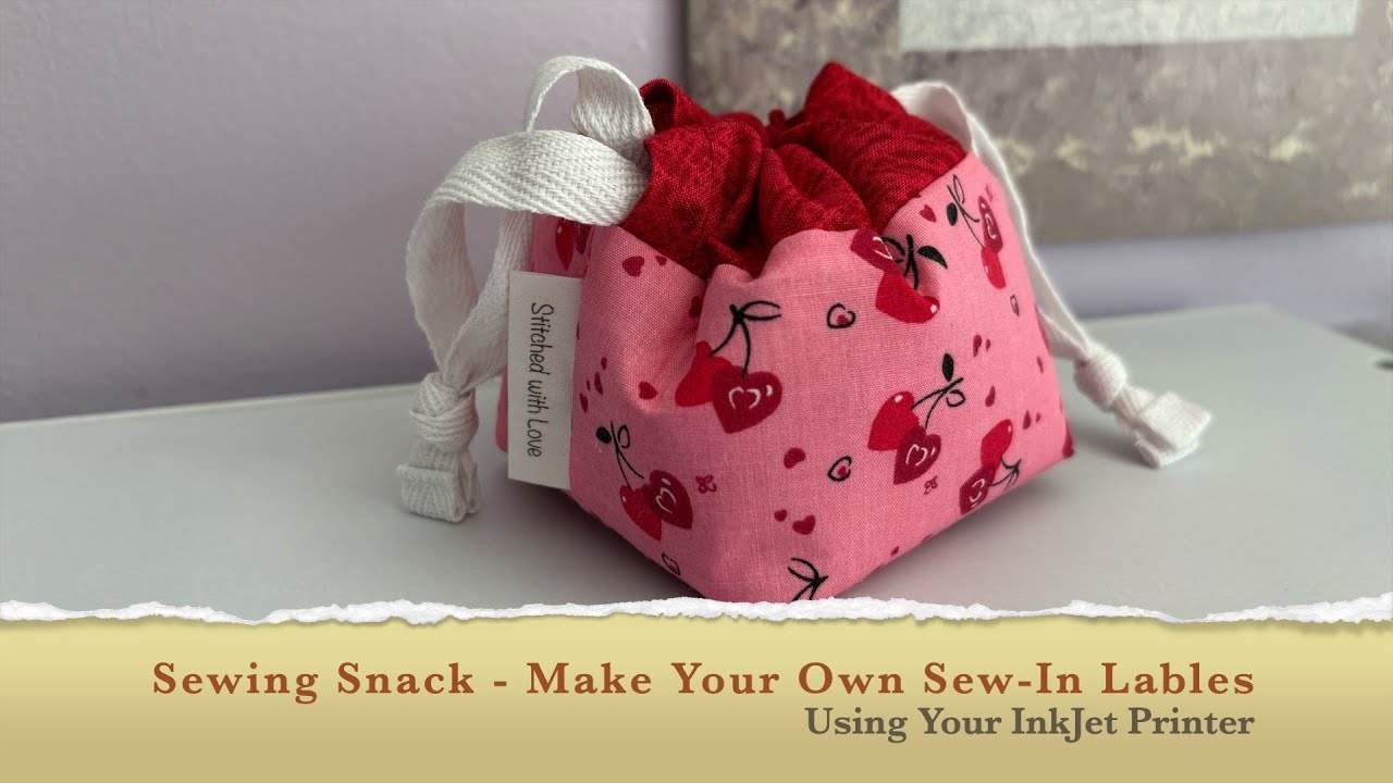 Sewing Snack - Create Your Own Sew-In Labels/Tags
