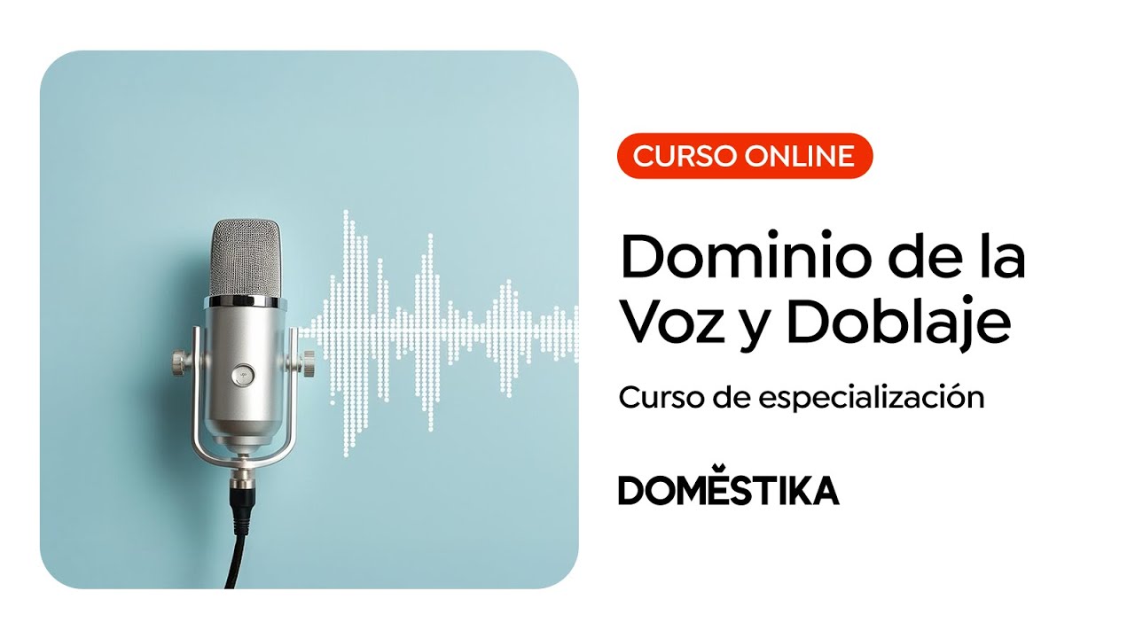 Especialización en Locución y Doblaje: Dominio del arte vocal