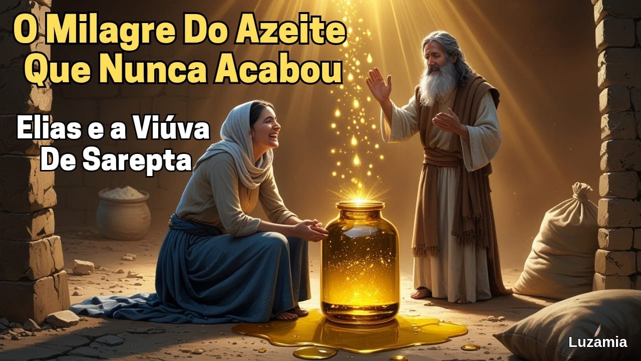 O MILAGRE DO AZEITE QUE NUNCA ACABOU | Elias e a Viúva de Sarepta