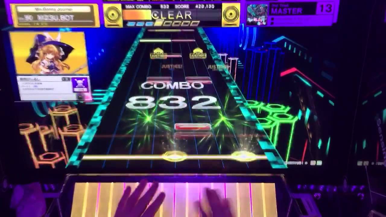 【CHUNITHM】The wheel to the right 手元つき【ALL JUSTICE】