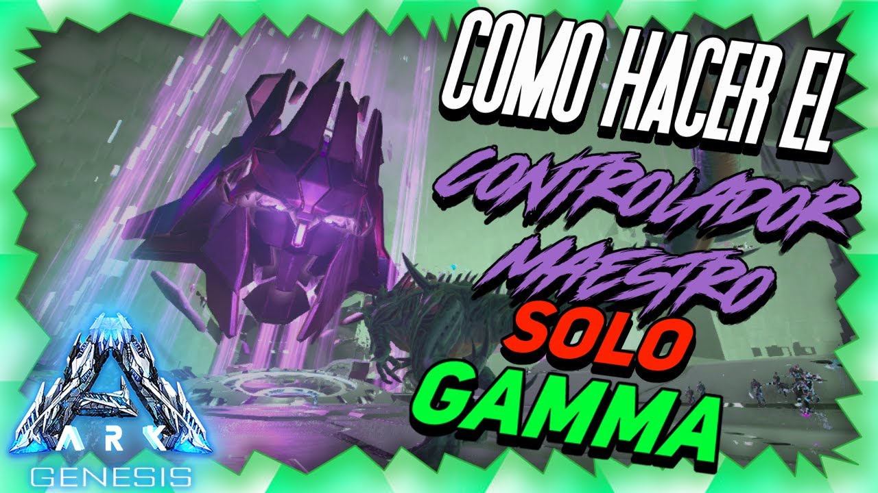 COMO VENCER AL CONTROLADOR MAESTRO CORRUPTO SOLO/ Corrupted Master Controller Gamma, ARK GENESIS 1