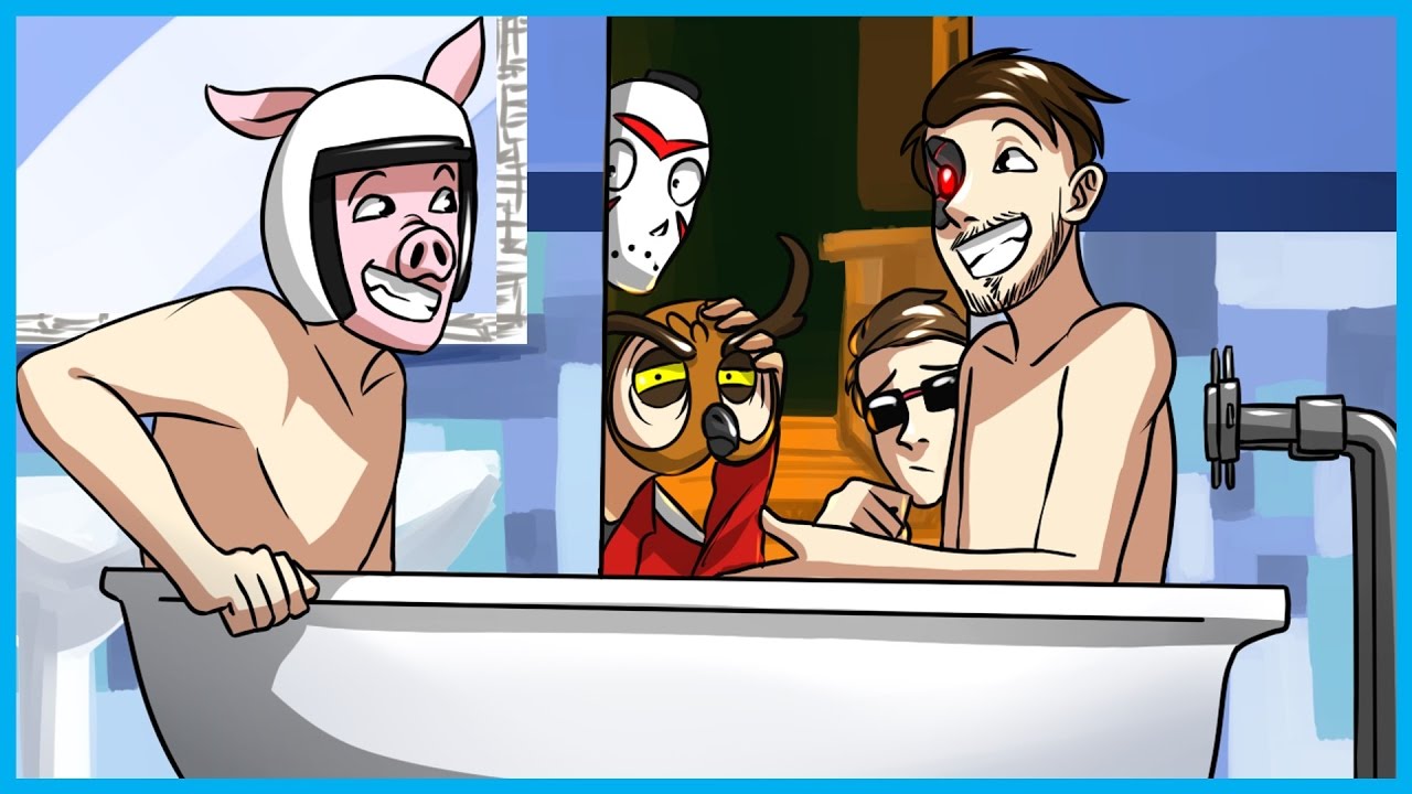 JUST TWO GUYS IN THE BATHTUB TOGETHER...NOTHING WEIRD!! - Garry's Mod Prop Hunt Funny Moments!
