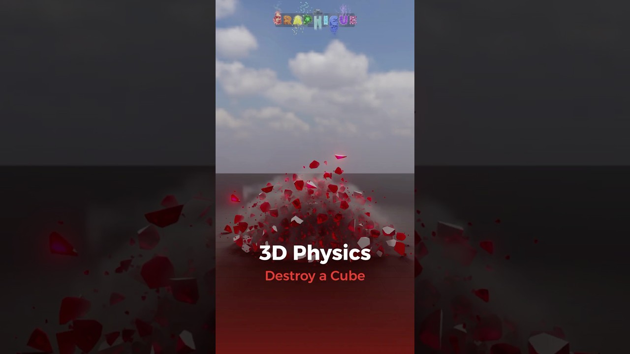 ⚡ Realistic 3D Destruction - Insane 3D Physics in Blender!