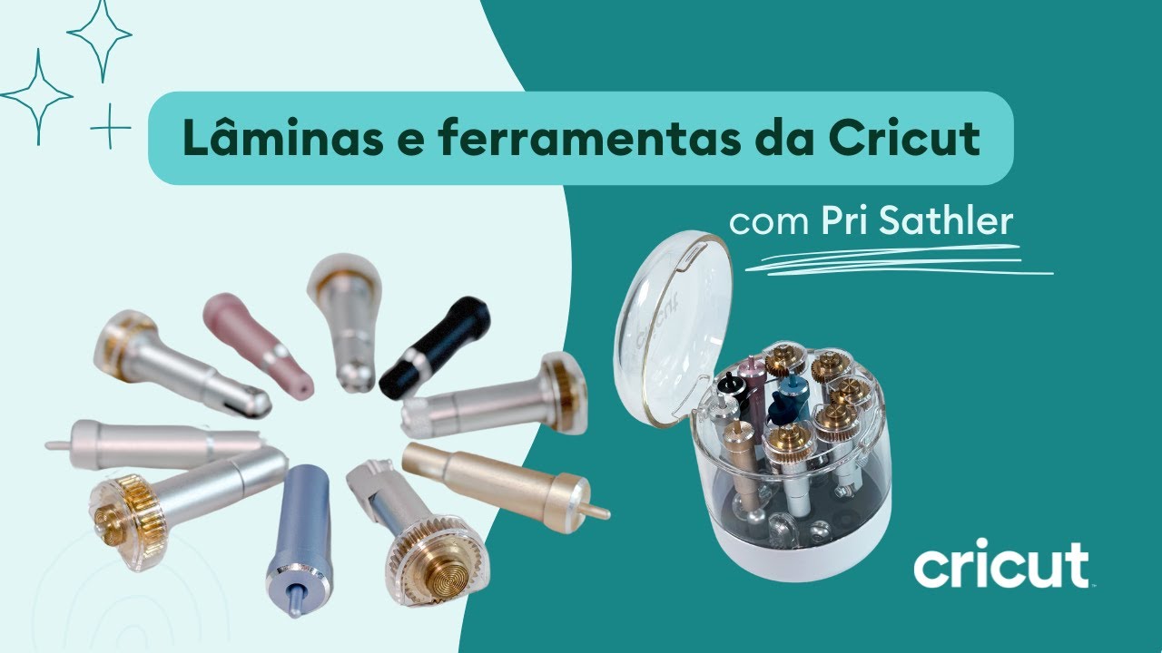 Lâminas e ferramentas da Cricut