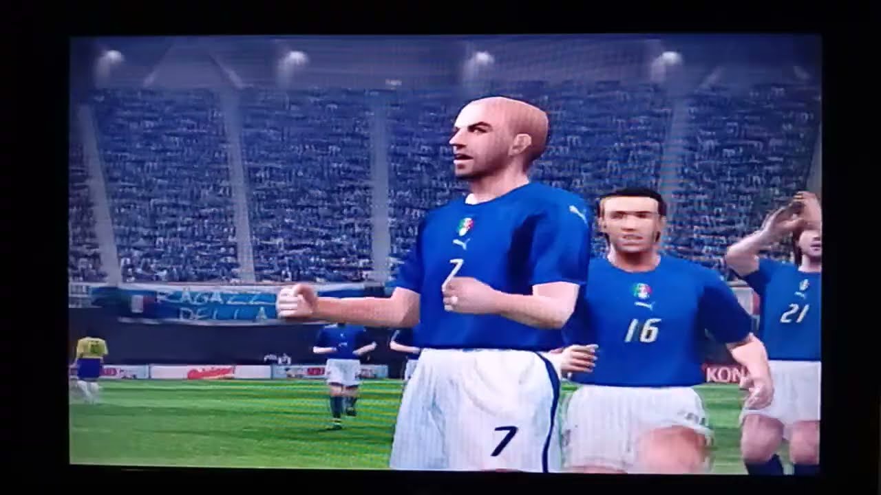 Pro Evolution Soccer6 Ps2 Italia vs Brasile