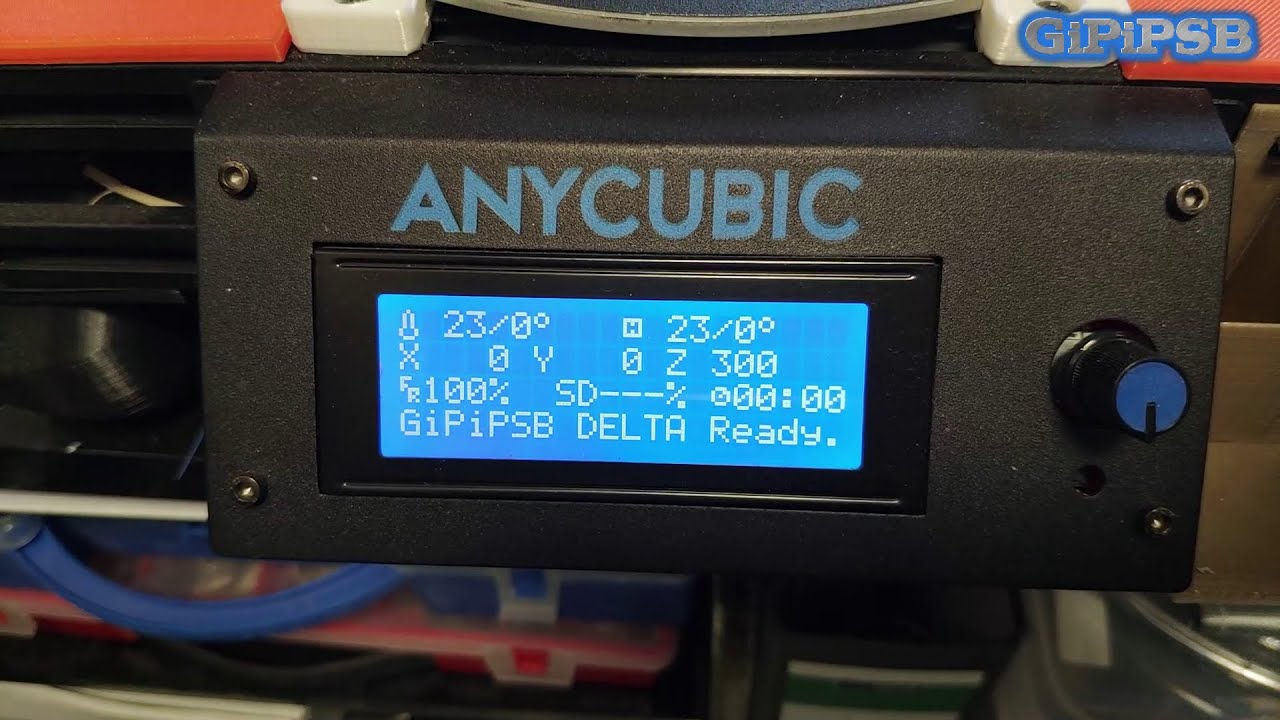 Anycubic Delta Kossel Linear Plus Firmware Marlin 2.0.Bugfix autolivellamento piatto ITA