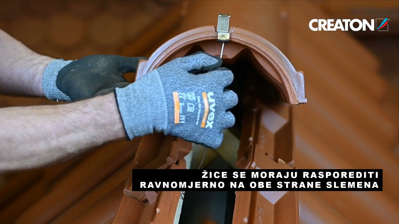 CREATON-Podslemeni ventilacioni crep s FIRSTFIX pričvršćivanjem