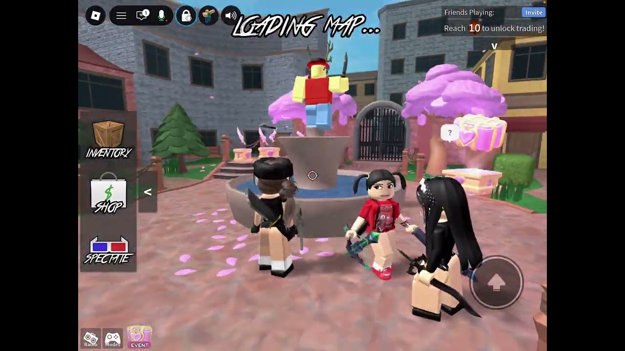 Playing MM2 with my bff AlexisLovesGiraffes