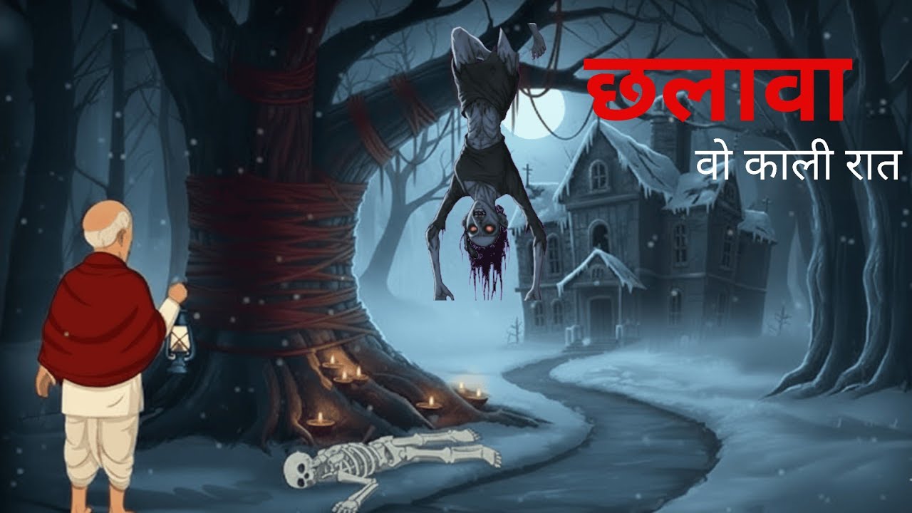 रात का छलावा | village cartoon horror video| bhootiya cartoon new video