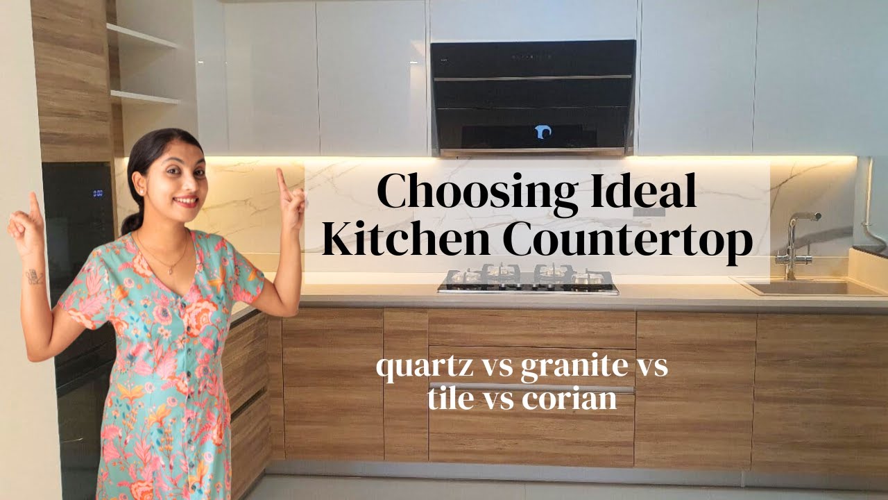 Best Countertop For Indian Kitchen? Quartz or Granite? Kitchen Design Update | Stain Test For Quartz