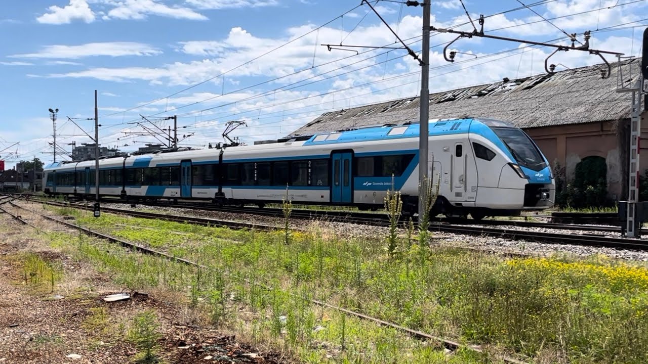SŽ 510 015 na probnoj vožnji u Karlovcu 12.7.2022.