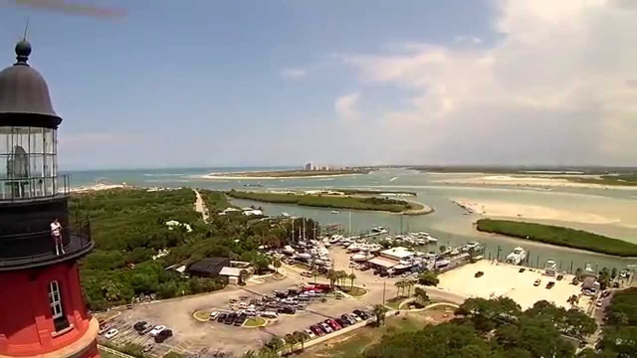 Ponce de Leon Inlet Lighthouse Florida by Drone Video