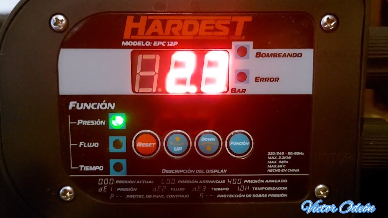 BOMBA INTELIGENTE HARDEST EPC 12 P - Víctor Odeón.