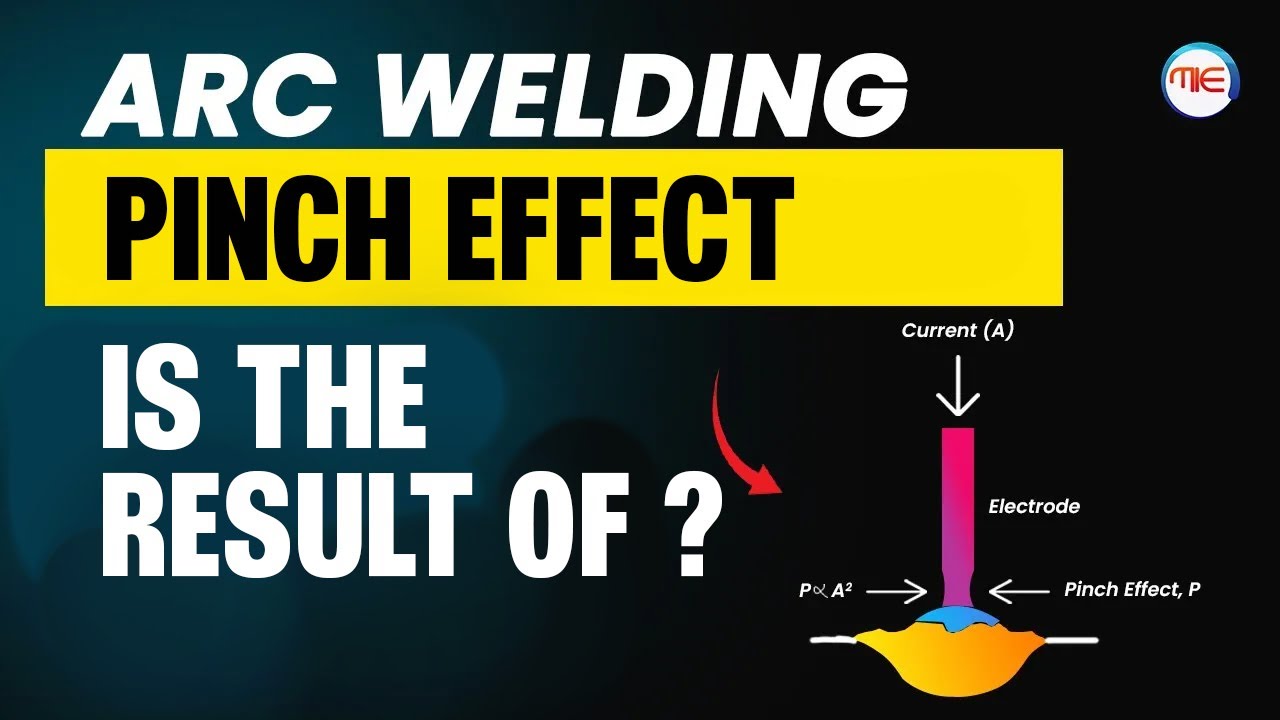 Pinch effect in the welding is the result of | Production Engineering Mechanical Engineering