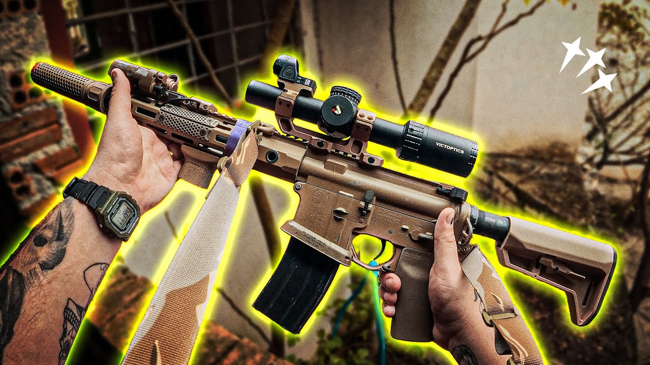 GBBR MAIS EXCLUSIVA DO BRASIL? DOMINANDO O CQB DA #AIRSOFT COMPANY COM A KAC SR-16