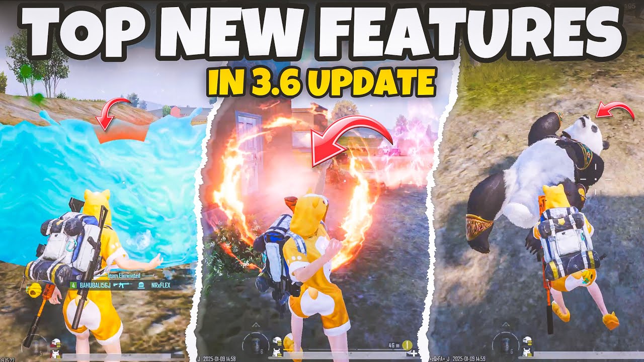 BGMI 3.6 Update: Top Features You Need to Know!💥Mew2.