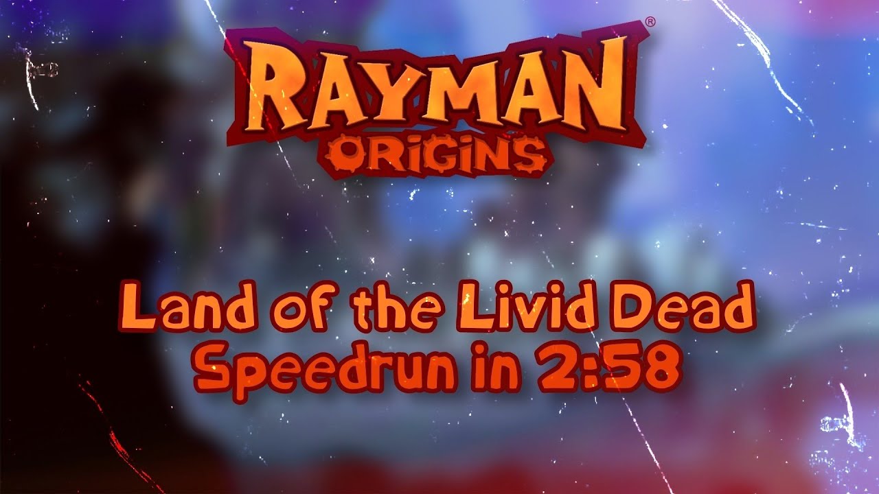 (OUTDATED) Rayman Origins • Land of the Livid Dead Speedrun in 2'58